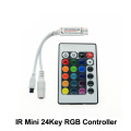 24key пульт RGB светодиодный контроллер с пультом дистанционного управления мини диммер для 5050 3528 светодиодные ленты контроллер 